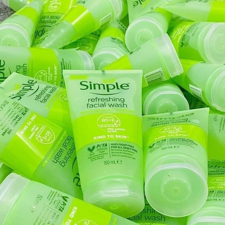 Simple Refreshing Facial Wash-150 ml - Image 3
