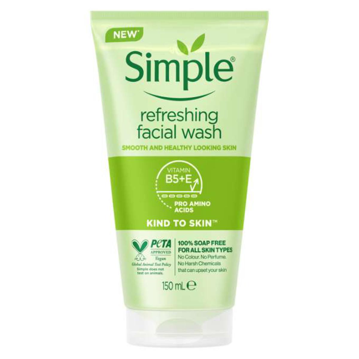 Simple Refreshing Facial Wash-150 ml