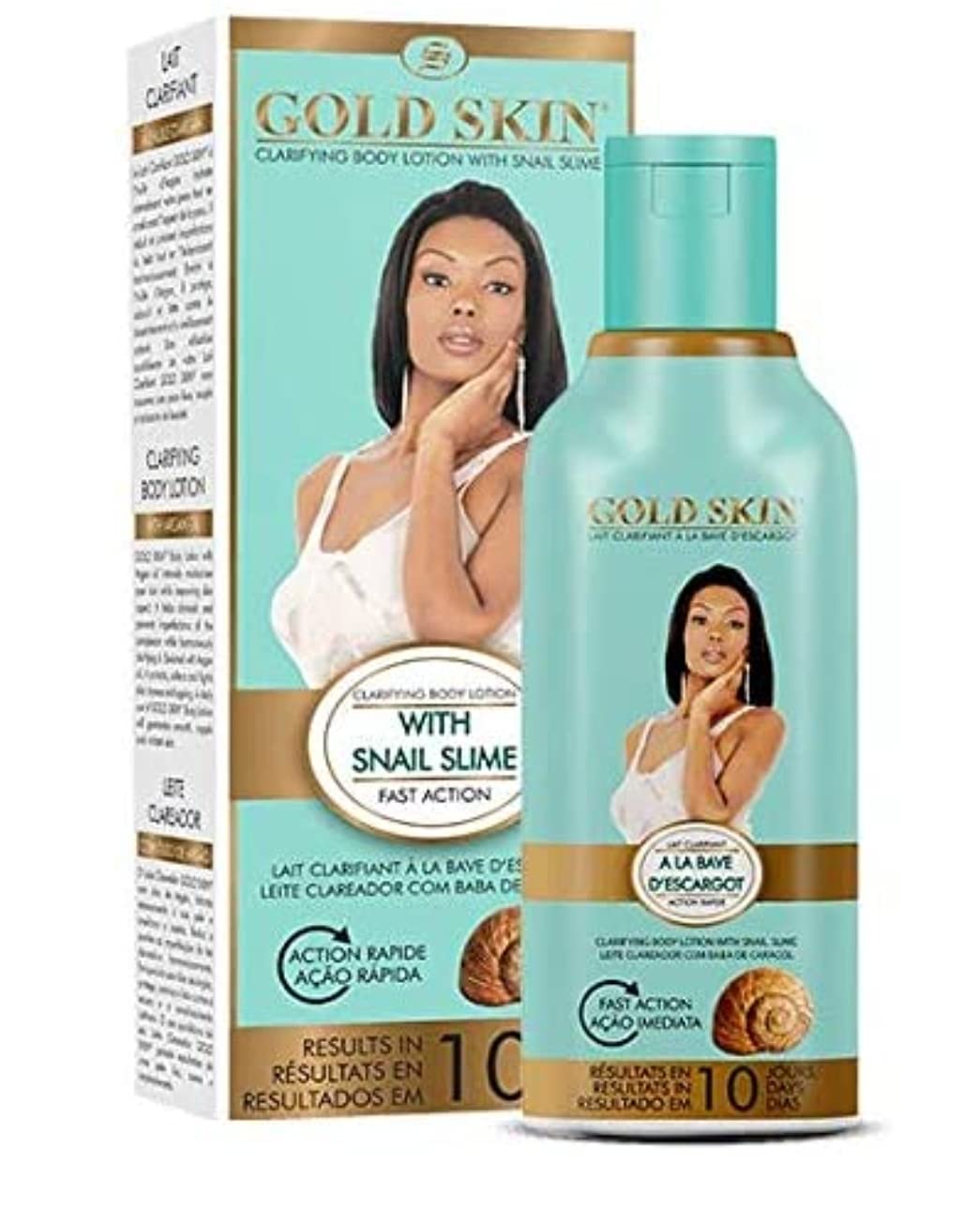 Gold Skin Clarifying Body Lotion With Argan Oil (Hydroquinone Free) 250 ml. - Image 3
