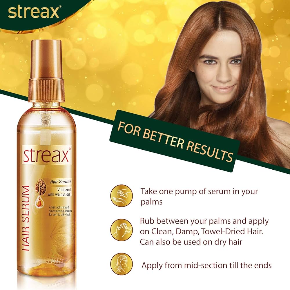 STREAX WALNUT OIL HAIR SERUM 115ML