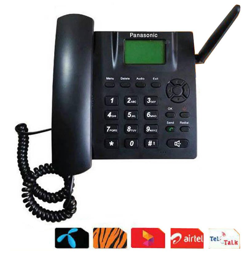PANASONIC ZT600G GSM DUAL SIM TELEPHONE SET SIM SUPPORTED LAND PHONE