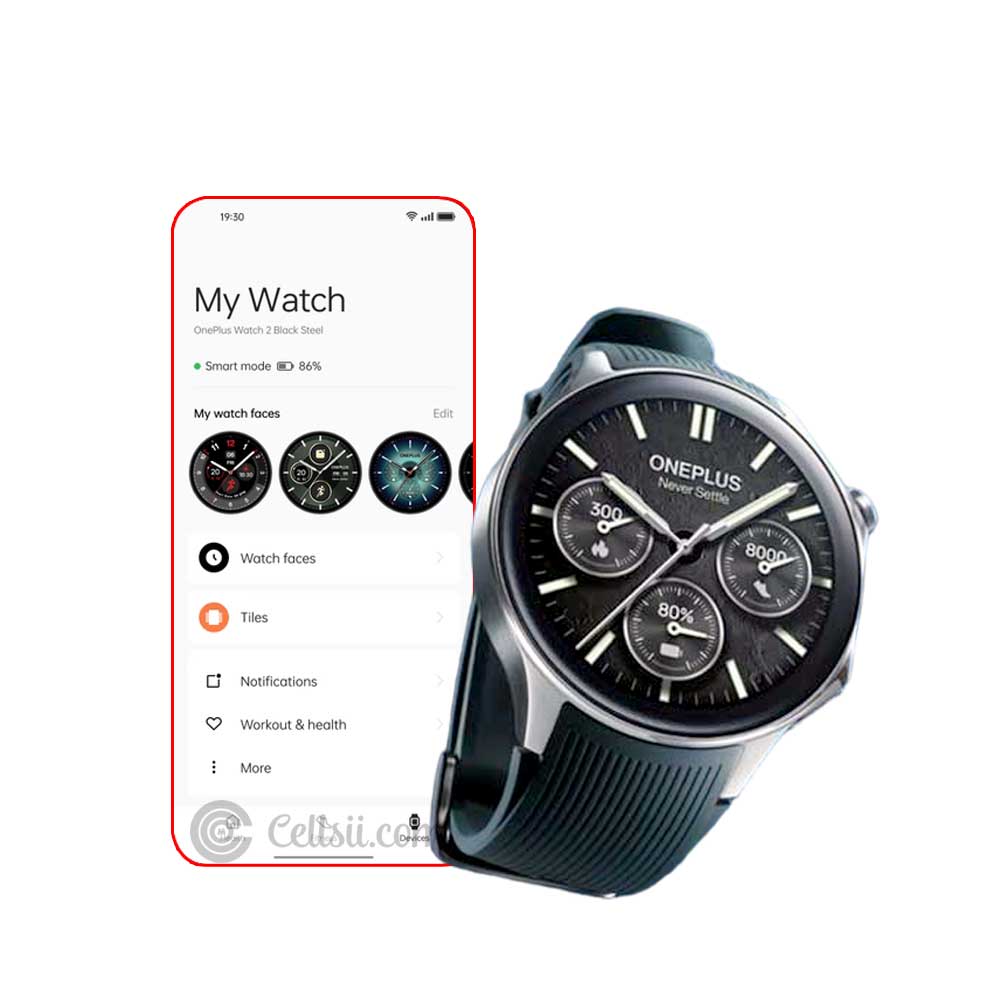 ONEPLUS WATCH 2 CRYSTAL DESIGN WITH XL DISPLAY