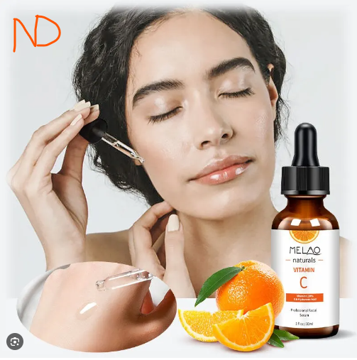 MELAO NATURALS VITAMIN C 20% E & HYALURONIC ACID FACIAL SERUM 30ML
