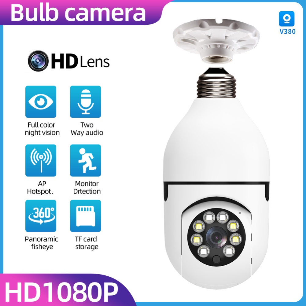 V380 Pro Champion Brand 1080p Full Hd Best Quality Bulb Holder Camera